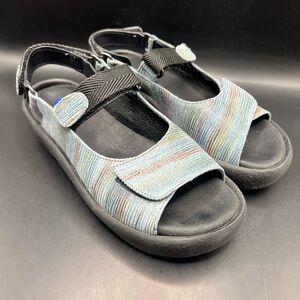 Wolky - Sandals - Multicolor and Black, Size:38